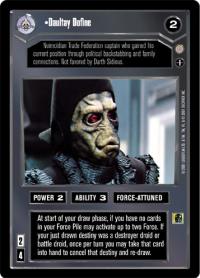 star wars ccg coruscant daultay dofine