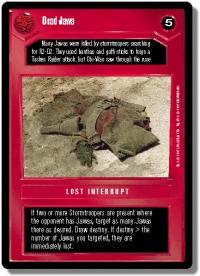 star wars ccg premiere unlimited dead jawa wb