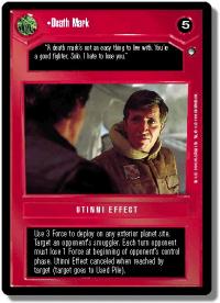 star wars ccg hoth limited death mark