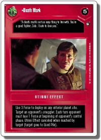 star wars ccg hoth revised death mark wb