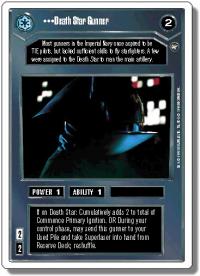 star wars ccg a new hope revised death star gunner wb