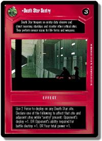 star wars ccg premiere unlimited death star sentry wb