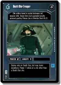 star wars ccg premiere limited death star trooper