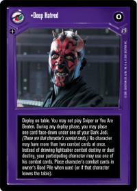 star wars ccg reflections iii premium deep hatred