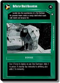 star wars ccg hoth limited deflector shield generators