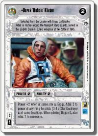 star wars ccg hoth revised derek hobbie klivian wb