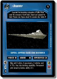 star wars ccg premiere unlimited devastator wb