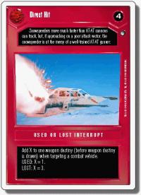 star wars ccg hoth revised direct hit wb