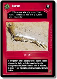 star wars ccg reflections iii foil disarmed foil