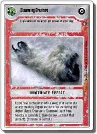star wars ccg hoth revised disarming creature wb