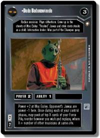 star wars ccg special edition dodo bodonawieedo