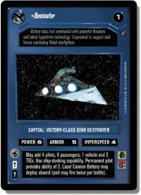 star wars ccg death star ii dominator