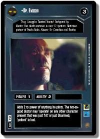 star wars ccg premiere limited dr evazan