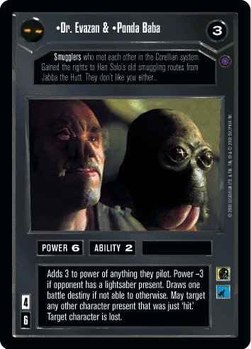 Dr. Evazan & Ponda Baba (FOIL)