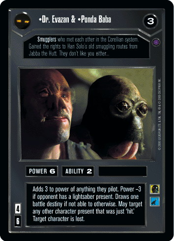 Dr. Evazan & Ponda Baba (FOIL)