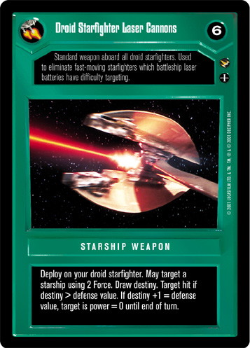 Driod Starfighter Laser Cannons