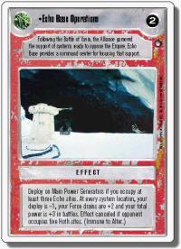 star wars ccg hoth revised echo base operations wb