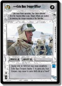 star wars ccg hoth limited echo base trooper officer
