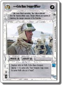 star wars ccg hoth revised echo base trooper wb
