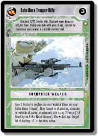 star wars ccg special edition echo base trooper rifle