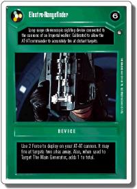 star wars ccg hoth revised electro rangefinder wb