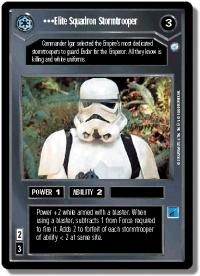 star wars ccg endor elite squadron stormtrooper foil