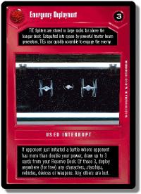 star wars ccg premiere unlimited emergency deployment wb