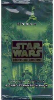 star wars ccg star wars sealed product endor booster pack