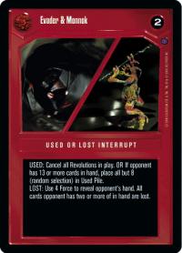 star wars ccg reflections ii premium evader monnok