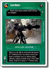 star wars ccg hoth revised e web blaster wb