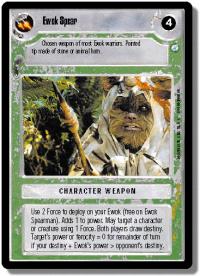 star wars ccg endor ewok spear