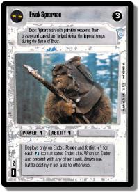 star wars ccg endor ewok spearman