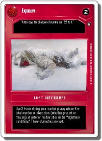 star wars ccg hoth revised exposure wb