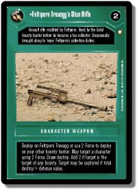 star wars ccg special edition feltipern trevagg s stun rifle