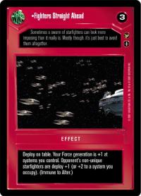 star wars ccg theed palace fighters straight ahead