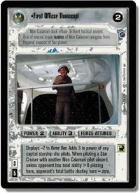 star wars ccg death star ii first officer thaneespi