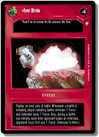 star wars ccg special edition first strike