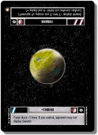 star wars ccg special edition fondor