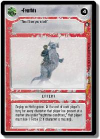 star wars ccg hoth revised frostbite dark wb