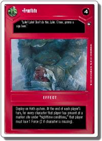 star wars ccg hoth revised frostbite light wb
