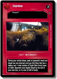 star wars ccg dagobah limited frustration