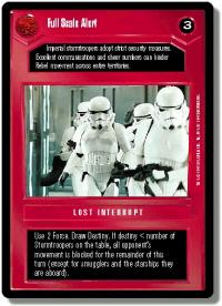 star wars ccg premiere limited full scale alert