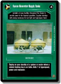 star wars ccg premiere limited fusion generator supply tanks light