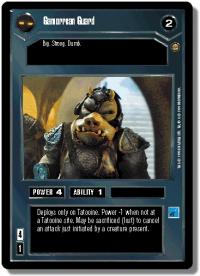 star wars ccg jabbas palace gamorrean guard