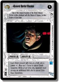 star wars ccg hoth limited general carlist rieekan