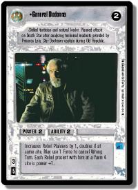 star wars ccg premiere limited general dodonna