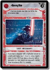 star wars ccg cloud city glancing blow