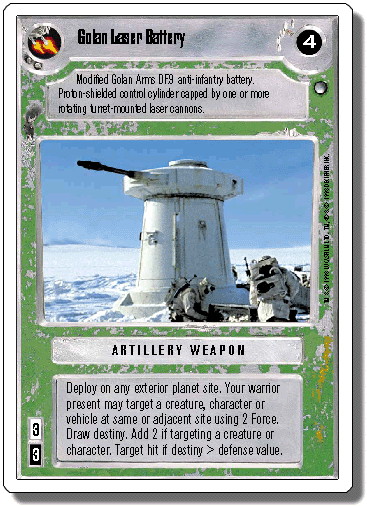 Golan Laser Battery (WB)