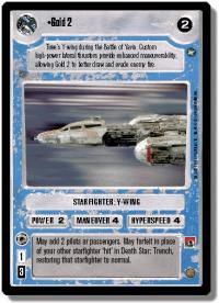 star wars ccg a new hope limited gold 2