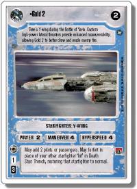 star wars ccg a new hope revised gold 2 wb